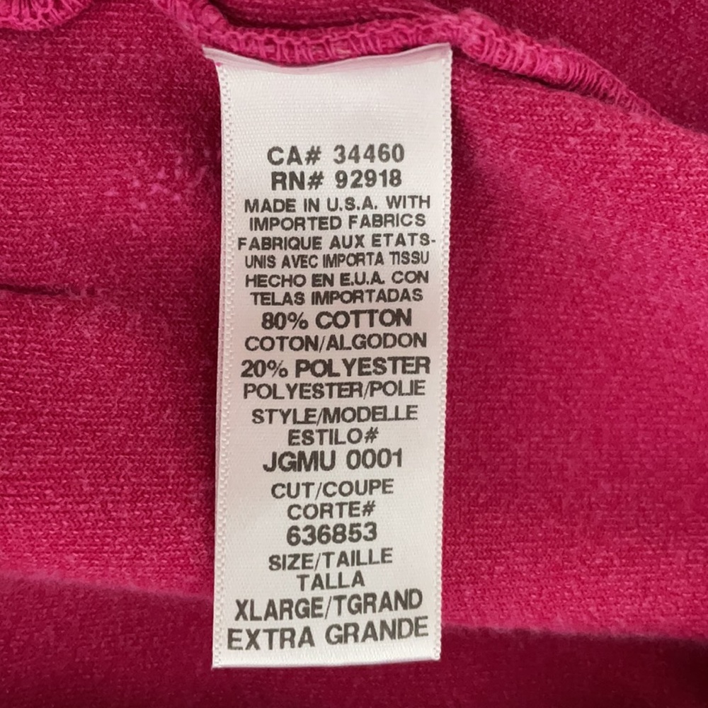 Juicy Couture Velour Juniors Zip Up Hoodie Size XL - Picture 7 of 7
